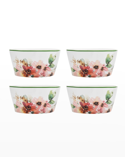 Godinger Claro Water Color 6" Bowls, Set Of 4