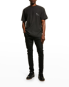 Purple Men's P001 Black Resin Skinny Jeans In Black Midnight Oi