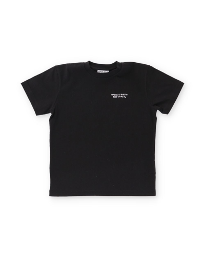 Marcelo Burlon County Of Milan Marcelo Burlon Boys Black Cotton T-shirt In Nero