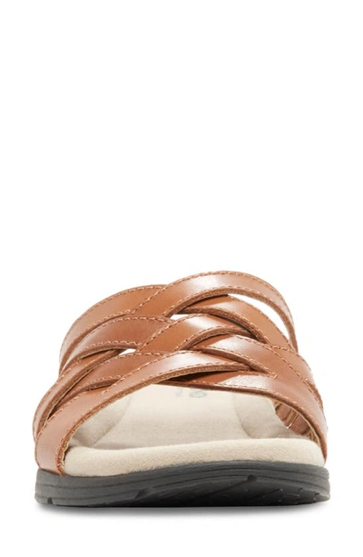 Eastland Woven Slip-on Sandal In Tan