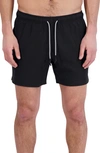 Goodlife Stretchtex Volley Swim Shorts In Black