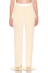 The Row Lucero Pant In Natural Light Yellow