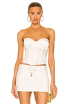 FLEUR DU MAL HAMPTONS BUSTIER TOP