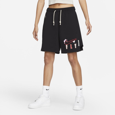 Nike Women's Swoosh Fly Standard Issue Shorts In Black/black