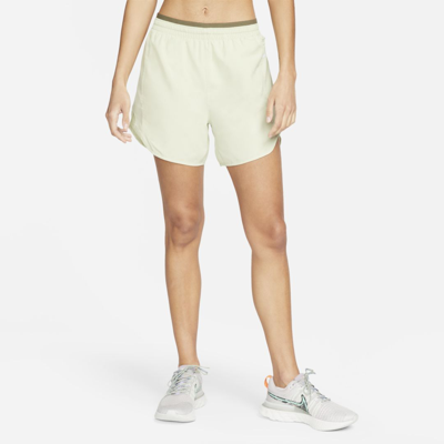 Nike Tempo Luxe Dri-fit Running Shorts In Olive Aura/ Medium Olive