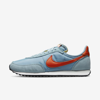 Nike Waffle Trainer 2 Men's Shoes In Worn Blue,light Silver,sail,team Orange