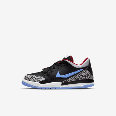 Jordan Air  Legacy 312 Low Little Kids' Shoes In Black,valor Blue,university Red,wolf Grey
