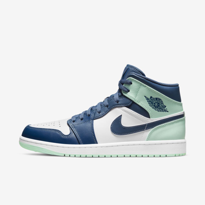 Jordan Air  1 Mid Shoes In Blue