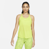 Nike Women's Dri-fit One Elastika Standard Fit Tank Top In Green