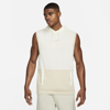 Nike Dri-fit Men's Sleeveless Hooded Pullover Training Top In Brown