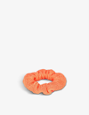 Hunza G Nile Crinkled Nylon Scrunchie In Orange