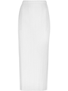 Issey Miyake Thicker Bottoms 1 Pleated Skirt In Grey