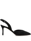 Ferragamo Slingback In Schwarz