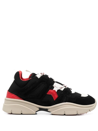 Isabel Marant Étoile Kindsayh Mesh Low-top Sneakers In Schwarz