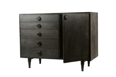 Moe's Home Collection Phoenix Dresser In Charcoal