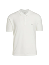 C.p. Company Short-sleeve Polo Shirt In Gauze White