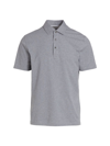 Brunello Cucinelli Jersey Polo Shirt In Grey