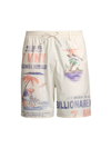 BILLIONAIRE BOYS CLUB MEN'S JET STREAM PRINTED SHORTS