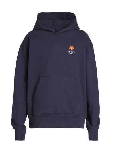 KENZO MEN'S BOKE FLOWER LOGO HOODIE