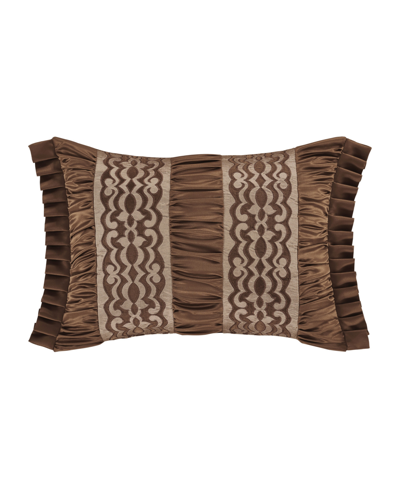 J Queen New York Surano Boudoir Decorative Pillow Bedding In Copper