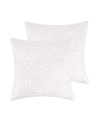 Levtex Sherbourne Quilted Stitch 2-pc. Sham Set, European In Cream