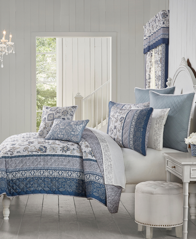 Royal Court Chelsea 3-pc. Quilt Set, Full/queen In Blue