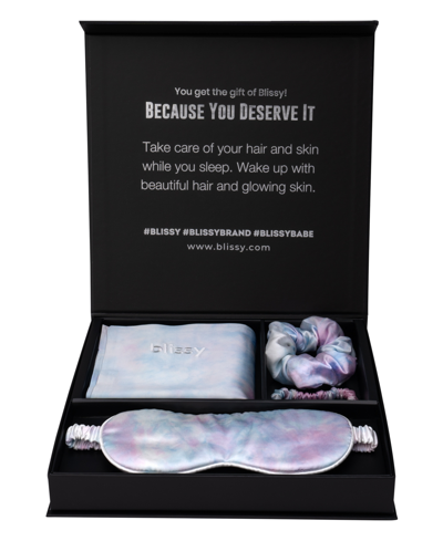 Blissy Pure Silk Dream 4-pc. Sheet Set, King In Tie-dye