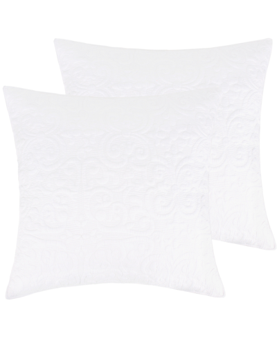 Levtex Sherbourne Quilted Stitch 2-pc. Sham Set, European In White