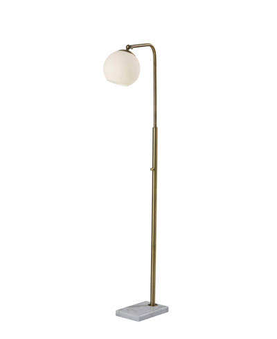 Adesso Remi Floor Lamp In Brass