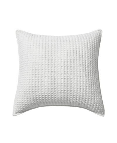 Levtex Mills Waffle Decorative Pillow, 20" X 20" In White