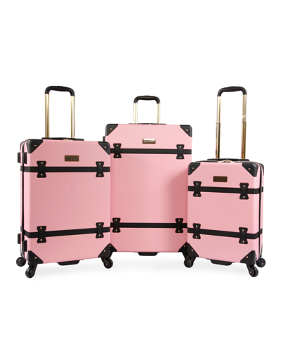 Juicy Couture Kitra 3-pc Set Hardside Luggage In Pink