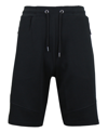 Wicked Stitch Men's Slim Fit Tech Fleece Performance Active Jogger Shorts In Black