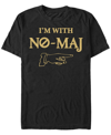 FIFTH SUN MEN'S FANTASTIC BEASTS AND WHERE TO FIND THEM I'M WITH NO-MAJ SHORT SLEEVE T-SHIRT