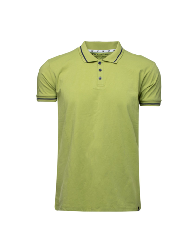 X-ray Men's Basic Short Sleeve Rib Polo Shirt In Moss