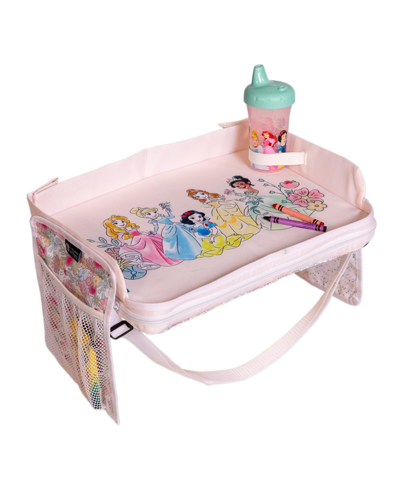 J L Childress Baby Girls Disney 3-in-1 Travel Tray Princess Tablet Holder In Disney Princess