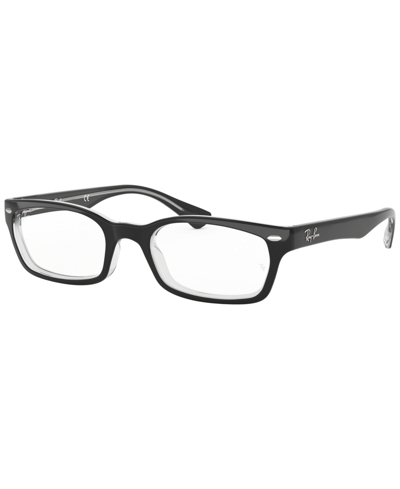 Ray Ban Ray-ban Rx5383 Unisex Rectangle Eyeglasses In Black