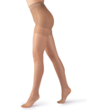 Lechery Italian Made Matte Silk Ultra X Shape 15 Tights In Natural