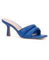 New York And Company Women's Evelina Heel Slide Sandals Women's Shoes In Blue
