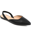 Journee Collection Women's Mallorca Slingback Flats In Black