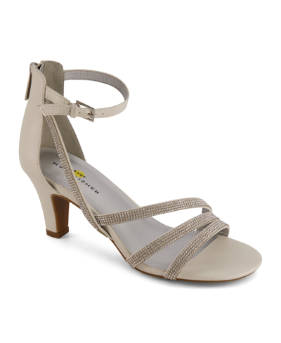 Marc Fisher Kids' Little Girls High Heel Dress Shoes In White