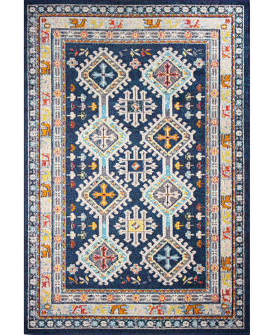 Bb Rugs Closeout!  Meza D113 3'6" X 5'6" Area Rug In Navy
