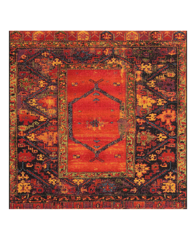 Bayshore Home Oushak Outdoor Ous01 6' X 6' Square Area Rug In Multi