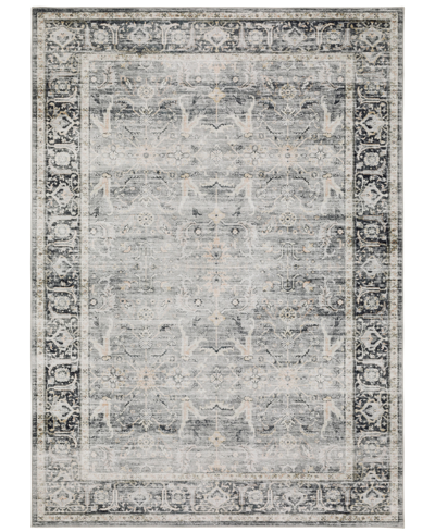 Jhb Design Sumter Str07 Machine-washable 3'6" X 5'6" Area Rug In Charcoal