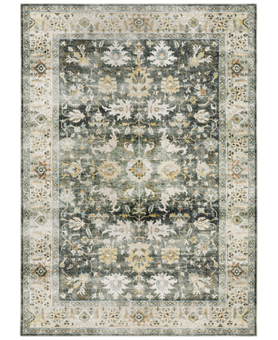 Jhb Design Sumter Str09 Machine-washable 5' X 7' Area Rug In Charcoal
