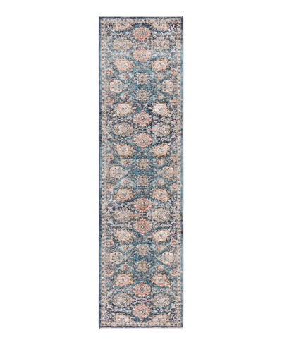 Bayshore Home Dolores Dol02 2'7" X 10'2" Runner Area Rug In Blue