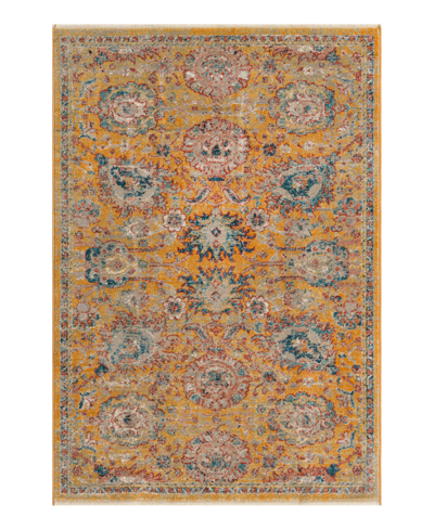 Bayshore Home Dolores Dol02 3'11" X 5'11" Area Rug In Yellow