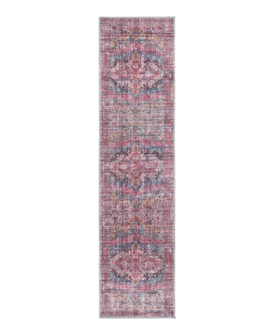 Bayshore Home Washable Reflections Ref10 2' X 7'10" Runner Area Rug In Multi