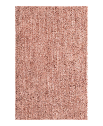 Jill Zarin Shaggy Chic Shaggy 5'3" X 8' Area Rug In Pink