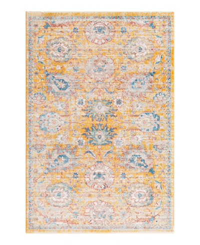 Bayshore Home Dolores Dol02 5'3" X 8' Area Rug In Yellow