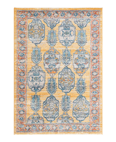 Bayshore Home Dolores Dol03 3'11" X 5'11" Area Rug In Yellow